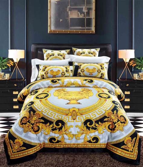 versace bedding set ebay|Versace bedroom furniture set.